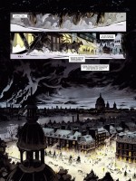 Un lieu (planche d'ouverture), un héros (l'Explorateur du Temps) et une Machine (planche 8) - Glénat 2017