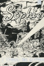 Dessin original de la couverture du « Tombeau des Glyphes ».