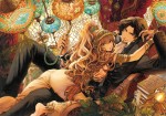 Le manga s'ouvre sur une page couleur extrêmement  suggestive montrant Edmond Dantés en compagnie de son esclave orientale, Haydée dans une  posture suggestive, en total décalage avec l'image que l'on peut avoir d'un conte vieux de deux siècles.