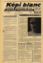Le 1er numéro du Képi blanc, imprimé à Oran en avril 1947.