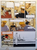 Conception de la planche 27 (Ligne Claire et P. Jusseaume/ J.C. Kraehn)