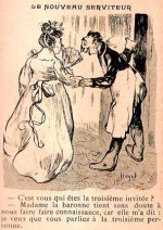 Un dessin de Lucien Haye dans Le Sans Souci.