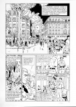 Planche originale du tome 8 de « Tramp » : « La Sale Guerre ».