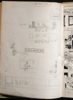 Exceptionnelles esquisses pour le cinéma en page d’ouverture, exemplaire Hergé A22.