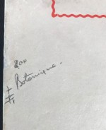 Au dos du « Crabe » A21, une mention manuscrite de Gérard Casterman atteste de l’ancienneté de l’album.