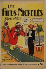 Les premières aventures des Pieds nickelés dessinées par Badert ont été compilées dans cet album publié par la S.P.E. en 1940.