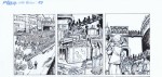 Encrage pour le premier strip de la planche 19