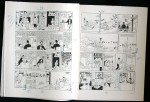 Annotations d’Hergé sur exemplaire n° 1. Hergé réduit certaines cases, prévoit un nouveau dessin…