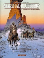 CCouverture et première planche pour "Frontière sanglante" par Michel Rouge (Dargaud, 2000)