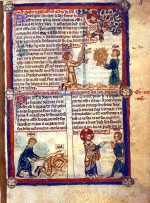 Bible en français, peinte à Saint-Quentin en 1350.