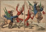 « The Tables Turn'd » par James Gillray.