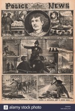 Des crimes qui font la une du Illustrated Police News en 1888