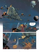 Dans l'espace, personne... (Planches 1 et 2 - Dupuis 2018)