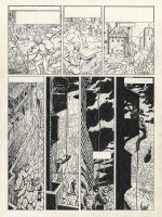 Encrage de la planche 20 (encre de Chine - 48,5 x 36,5 cm) et planche publiée