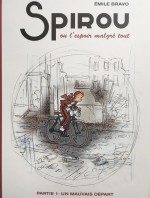 Couverture de la version preview destinée aux journalistes et aux libraires (Dupuis 2018)