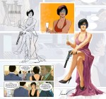 Dessins et planche 2 par Philippe Xavier pour Irina Svetlanova (Dargaud, 2018)