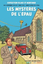 Affiche pour l'exposition à l'abbaye de l'Epau