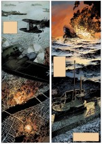 La Seconde Guerre mondiale... (mise en couleurs de planche 38 - Dupuis 2019)