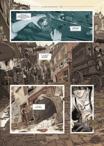 Des cadavres et une disparition... (planches 2, 3 et 6 - Delcourt 2019)