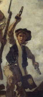 Détail de "La Liberté guidant le peuple" (Delacroix)
