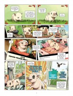 Du lard (publicitaire...) et du cochon (planches 1, 2 et 4 - Glénat 2019)