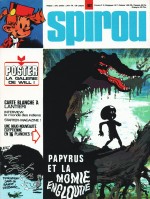 Les débuts de Papyrus : couverture pour Spirou n° 1867 (24 janvier 1974) et premières planches du tome 1