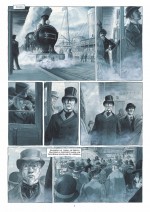 Wiggins dans les pas de Mycroft Holmes, frère de Sherlock qui occupe un poste important mais mystérieux au sein du gouvernement britannique (planches 1 et 2 - Futuropolis 2019)
