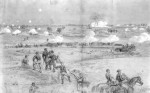 Scène de l'explosion du samedi 30 juillet 1864, par Alfred R. Waud.
