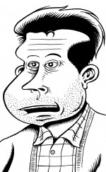 Autoportrait de Peter Bagge.