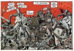 Un combat cruellement désarmant (extrait de la planche 40 - Dargaud 2019)