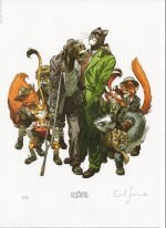 Blacksad and friends (ex-libris pour la librairie Brüsel en 2010)