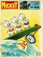 Une nouvelle série pour le Journal de Mickey (n° 1003 du 5 septembre 1971) : couverture et première planche