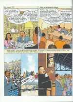 Une planche de « Martin Luther King ».