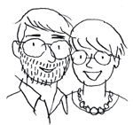 Autoportrait de Claude et Denise Millet.