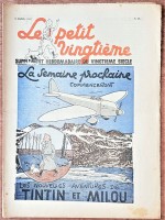 Couvertures du Petit Vingtième parues au lancement de la prépublication, les 8 et 15 avril 1937.