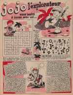 « Jojo l’explorateur » dans Cœurs vaillants n° 52 (28-12-1967).