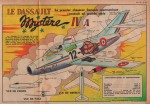 Fiche aviation dans Cœurs vaillants n° 16 (20/04/1958).