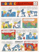 La première planche d'"Horace", dans Pif n° 71 (29 juin 1970)