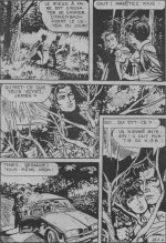 Dans Atemi en 1989, les strips originaux étaient traduits et remontés en "planches", comme ici  avec les strips n° 2949 et 2950 de "Till Death Do Us Apart" (1975).
