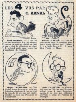 Le Club des quatre caricaturés dans Vaillant n° 200.