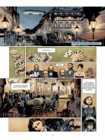 Ambiance victorienne (T1 : planche 4) et machineries (T2 : planche 27) : la définition du steampunk