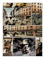 Rien ne sera épargné, pas même le 221B Baker Street... (extrait du T2, planche 11 - Delcourt 2019)