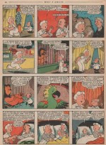 « Miki s’amuse » : dernière page de « Miki » par Al.G. (1956).