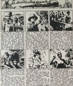 Un deuxième récit paru dans le nº 9 (01/03/1942), en noir et blanc, avec texte sous images : plus dans le style de ce qu’il publiera ensuite dans Coeurs vaillants.