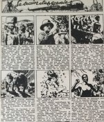 Un deuxième récit paru dans le nº 9 (01/03/1942), en noir et blanc, avec texte sous images : plus dans le style de ce qu’il publiera ensuite dans Coeurs vaillants.