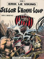 Couverture de « Selgor l’homme-loup » (album Michel Deligne n° 3, 1979) par Jacques Géron.
