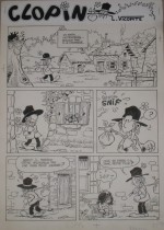Planche originale de « Clopin».