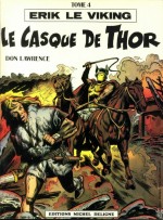 Couverture du « Casque de Thor » (album Michel Deligne n° 4, 1979) par Jacques Géron.