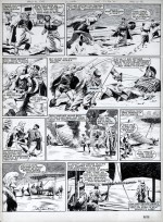 Planche originale de « La Forteresse de la mort ».