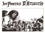 Dessin de page de garde pour « Les Portes d’Atlantis » (album Michel Deligne n° 2, 1979).